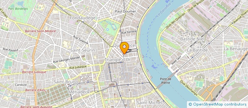localisation de l'entreprise OFFICE DE TOURISME ET DES CONGRES DE BORDEAUX METROPOLE à BORDEAUX