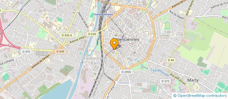 localisation de l'entreprise OFFICE DE TOURISME ET DES CONGRES DE VALENCIENNES METROPOLE à VALENCIENNES