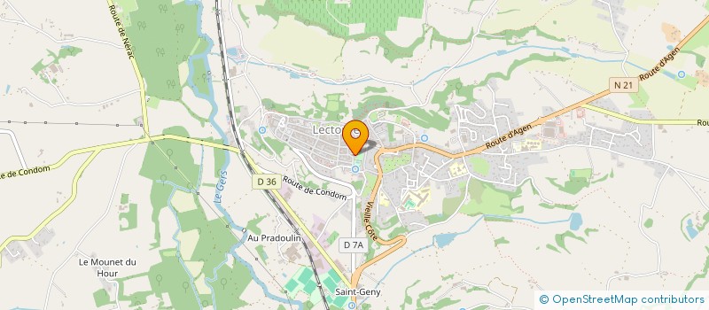 localisation de l'entreprise OFFICE DE TOURISME GASCOGNE LOMAGNE  LECTOURE