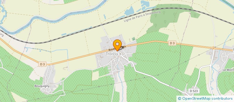 localisation de l'entreprise OFFICE DE TOURISME INTERCOMMUNAL  CHATILLON-SUR-MARNE