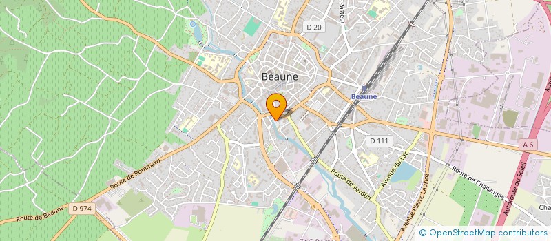localisation de l'entreprise OFFICE DE TOURISME INTERCOMMUNAL BEAUNE COTE & SUD à BEAUNE