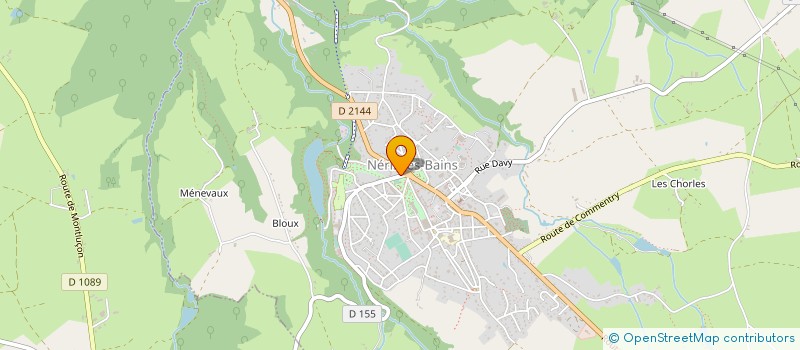 localisation de l'entreprise OFFICE DE TOURISME INTERCOMMUNAL DE NERIS-LES-BAINS à NERIS-LES-BAINS