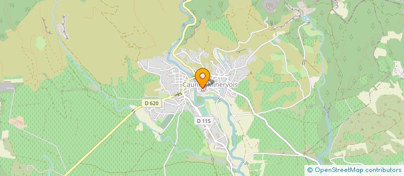 localisation de l'entreprise OFFICE DE TOURISME INTERCOMMUNAL DU HAUT MINERVOIS à CAUNES-MINERVOIS