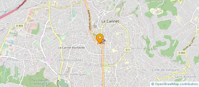 localisation de l'entreprise OFFICE DE TOURISME LE CANNET COTE D'AZUR à LE CANNET