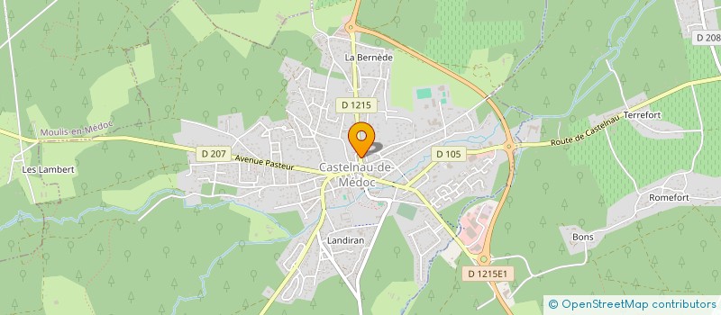 localisation de l'entreprise OFFICE DE TOURISME MEDOC PLEIN SUD  CASTELNAU-DE-MEDOC