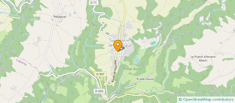 localisation de l'entreprise OFFICE DE TOURISME PAYS SEGALI à SAUVETERRE-DE-ROUERGUE
