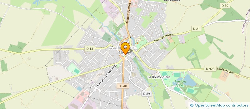 localisation de l'entreprise OFFICE DE TOURISME SAULDRE ET SOLOGNE à AUBIGNY-SUR-NERE