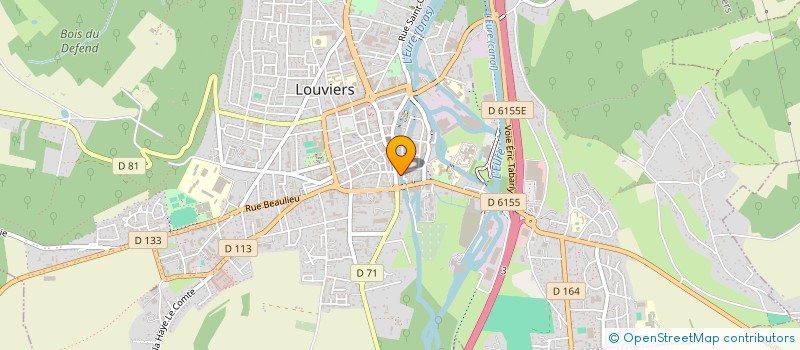 localisation de l'entreprise OFFICE DE TOURISME SEINE EURE à LOUVIERS