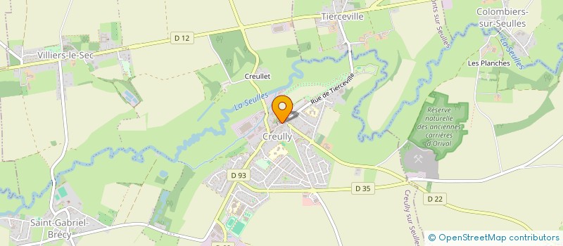 localisation de l'entreprise OFFICE DE TOURISME SEULLES TERRE ET MER à CREULLY SUR SEULLES