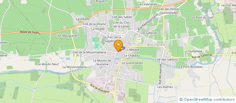 localisation de l'entreprise OFFICE DE TOURISME SYNDICAT D'INITIATIVE à BOURGUEIL