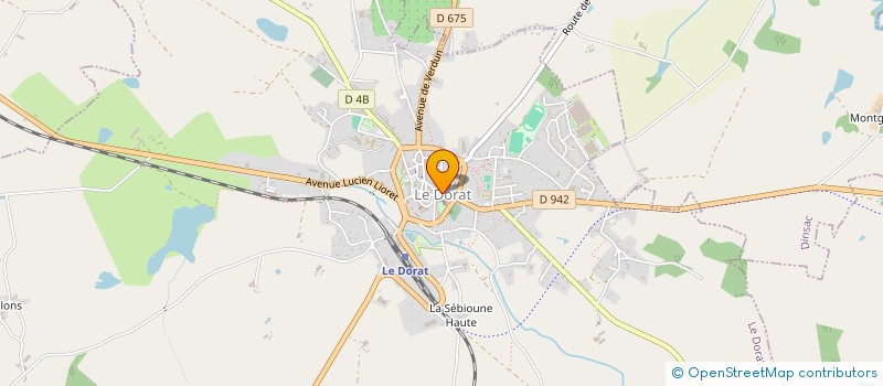 localisation de l'entreprise OFFICE DE TOURISME-SYNDICAT D'INITIATIVE  LE DORAT