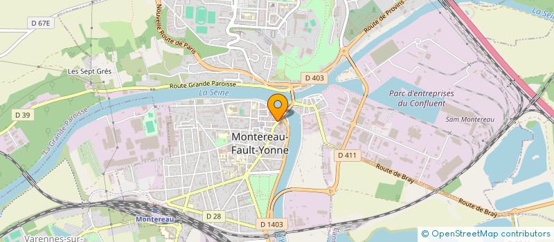 localisation de l'entreprise OFFICE DE TOURISME SYNDICAT INITIATIVE  MONTEREAU-FAULT-YONNE