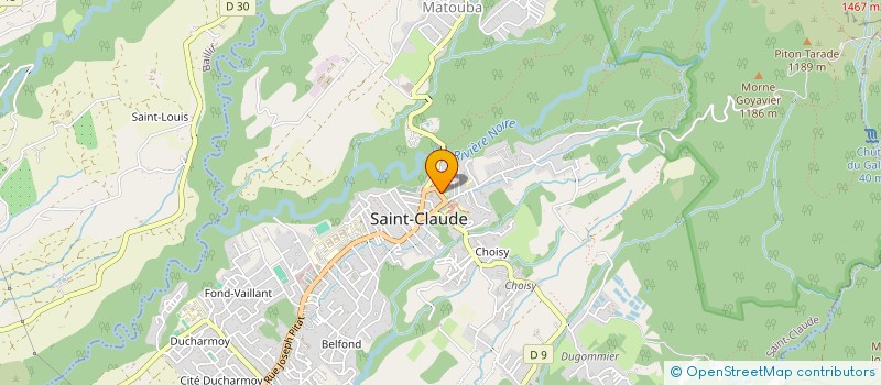 localisation de l'entreprise OFFICE DE VALORISATION DU PATRIMOINE DE SAINT CLAUDE à SAINT-CLAUDE