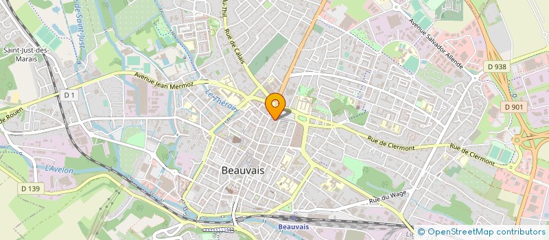 localisation de l'entreprise OFFICE DEPART COOPERATION ECOLE OISE  BEAUVAIS