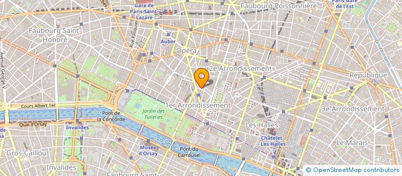 localisation de l'entreprise OFFICE DEPART. DE TOURISME MARTINIQUE  PARIS