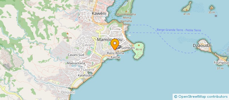 localisation de l'entreprise OFFICE DEPARTEMENTAL DES SPORTS à MAMOUDZOU