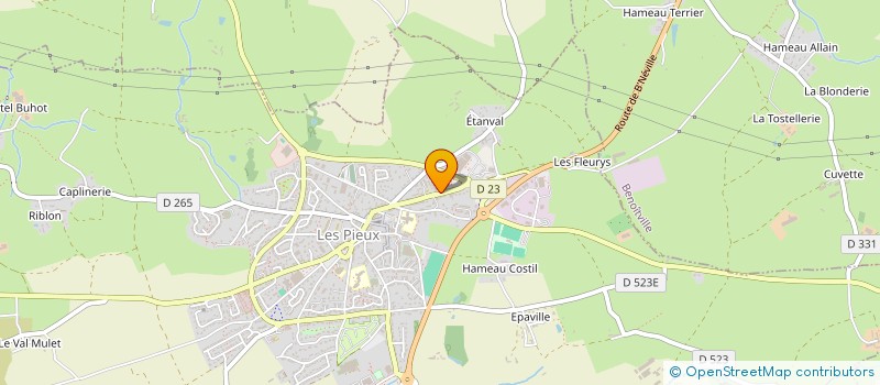 localisation de l'entreprise OFFICE DES CAPS  LES PIEUX