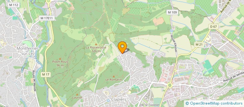 localisation de l'entreprise OFFICE DES MONITEURS DU LANGUEDOC  SAINT-ANDRE-DE-SANGONIS