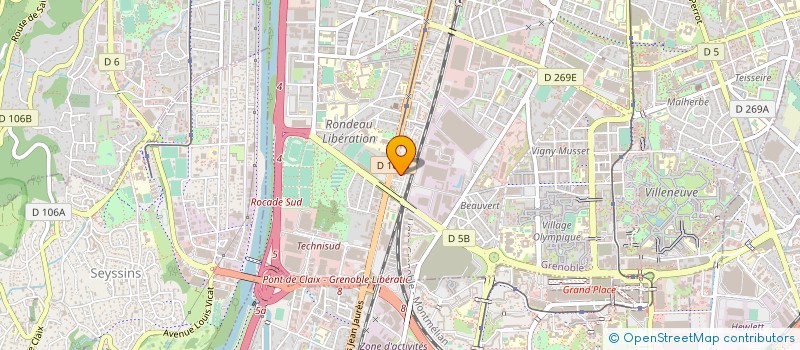 localisation de l'entreprise OFFICE DES PROFESSIONS LIBERALES à GRENOBLE