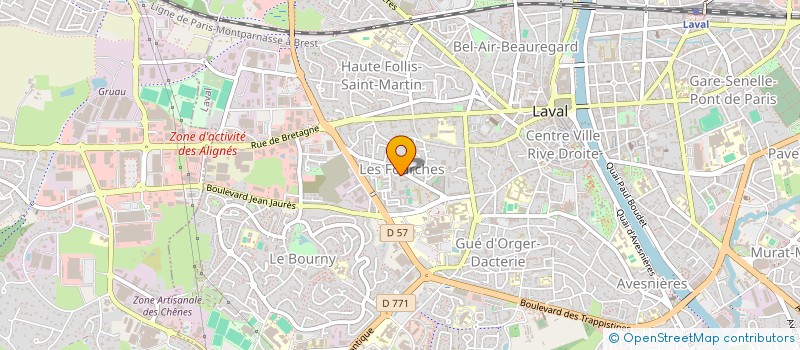 localisation de l'entreprise OFFICE DES RETRAITES PERS AGEES DE LAVAL à LAVAL