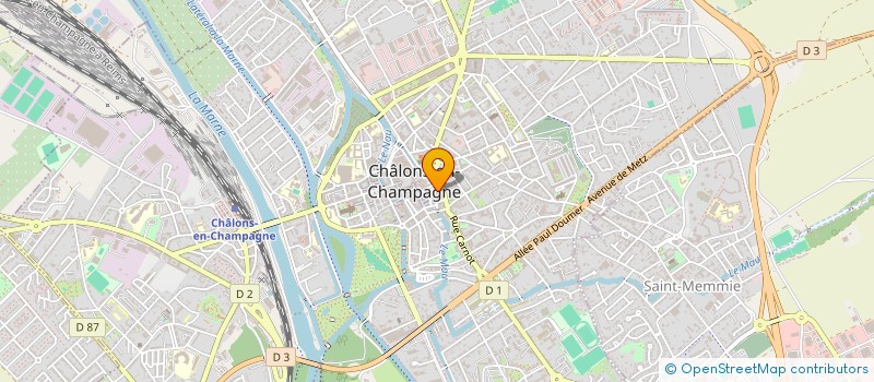 localisation de l'entreprise OFFICE DES SENIORS DE CHALONS CHAMPAGNE  CHALONS-EN-CHAMPAGNE