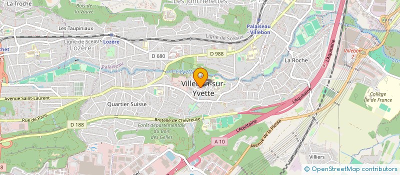 localisation de l'entreprise OFFICE DES SPORTS à VILLEBON-SUR-YVETTE