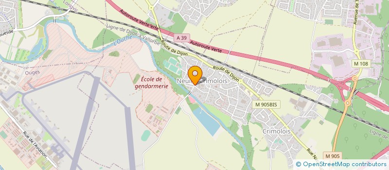 localisation de l'entreprise OFFICE DES SPORTS à CHEVIGNY-SAINT-SAUVEUR