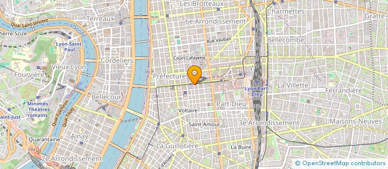 localisation de l'entreprise OFFICE DES SPORTS 3EME ARR. VILLE LYON  LYON