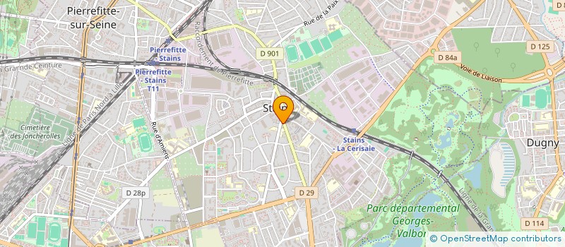 localisation de l'entreprise OFFICE DES SPORTS DE STAINS à STAINS
