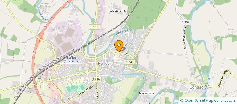 localisation de l'entreprise OFFICE DES SPORTS DU RUFFECOIS à RUFFEC