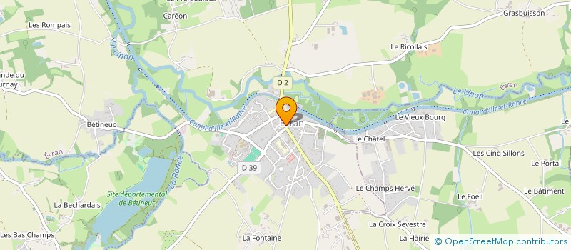 localisation de l'entreprise OFFICE DES SPORTS ET DES LOISIRS D'EVRAN à EVRAN