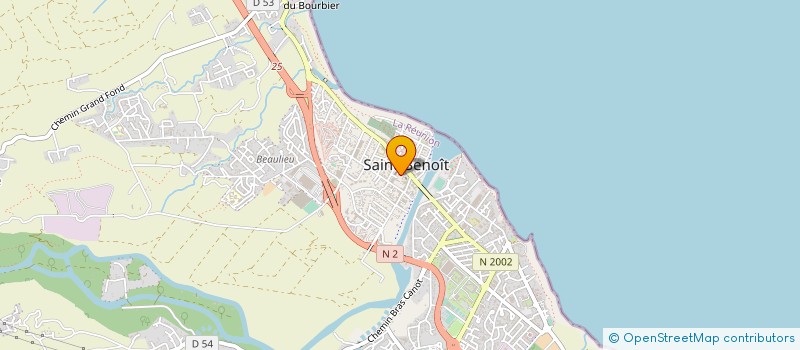 localisation de l'entreprise OFFICE DEVELOP.ECONOMIQUE ST BENOIT à SAINT-BENOIT