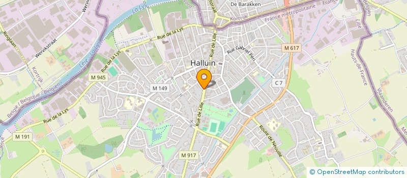 localisation de l'entreprise OFFICE DU CINEMA HALLUINOIS à HALLUIN