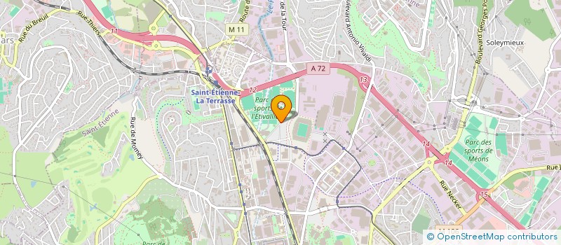 localisation de l'entreprise OFFICE DU MOUVEMENT SPORTIF DE SAINT ETIENNE  SAINT-ETIENNE