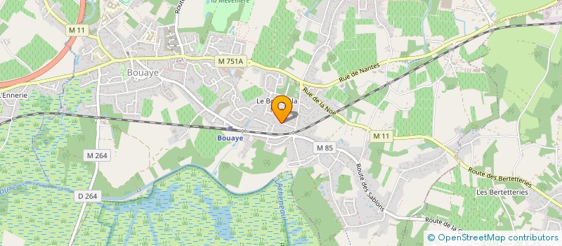 localisation de l'entreprise OFFICE DU SPORT DE BOUAYE (OSB)  BOUAYE