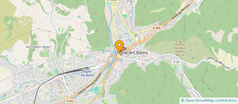 localisation de l'entreprise OFFICE DU TOURISME à DIGNE-LES-BAINS