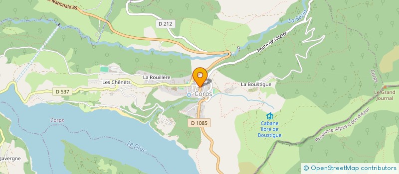 localisation de l'entreprise OFFICE DU TOURISME à CORPS