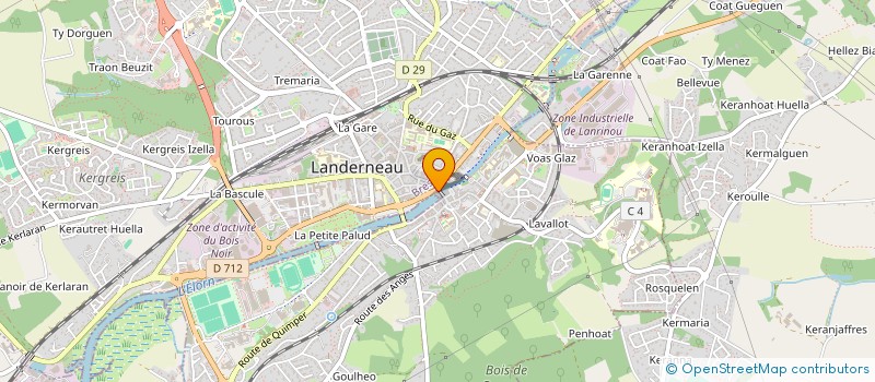 localisation de l'entreprise OFFICE DU TOURISME à LANDERNEAU