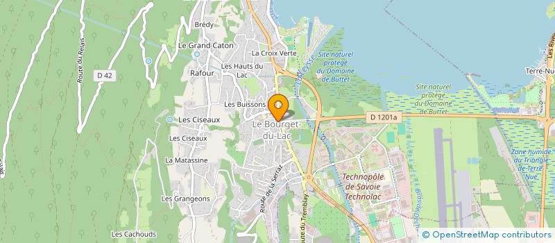 localisation de l'entreprise OFFICE DU TOURISME à LE BOURGET-DU-LAC