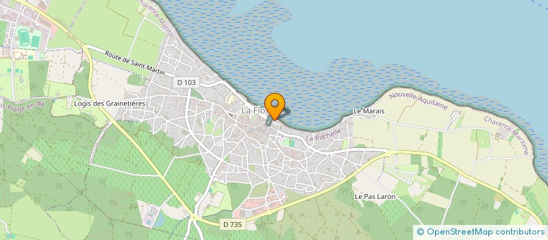 localisation de l'entreprise OFFICE DU TOURISME  LA FLOTTE