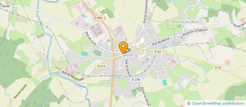 localisation de l'entreprise OFFICE DU TOURISME à SAMER