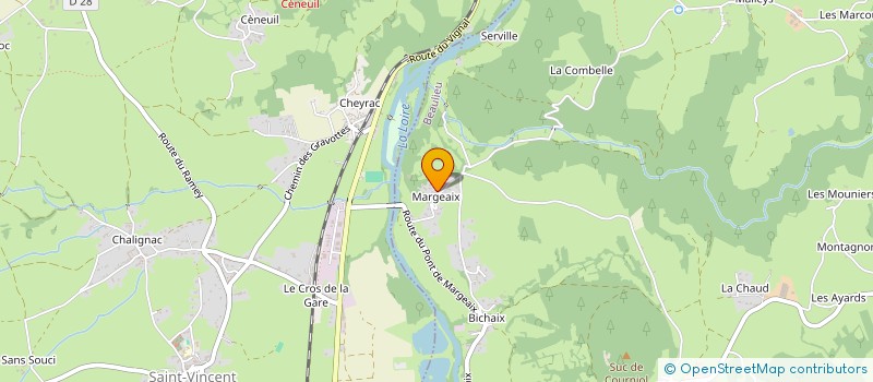 localisation de l'entreprise OFFICE DU TOURISME  CHAMALIERES-SUR-LOIRE