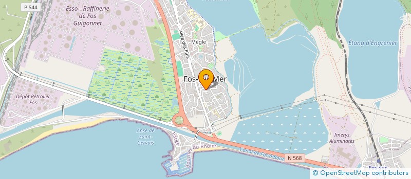 localisation de l'entreprise OFFICE DU TOURISME  FOS-SUR-MER