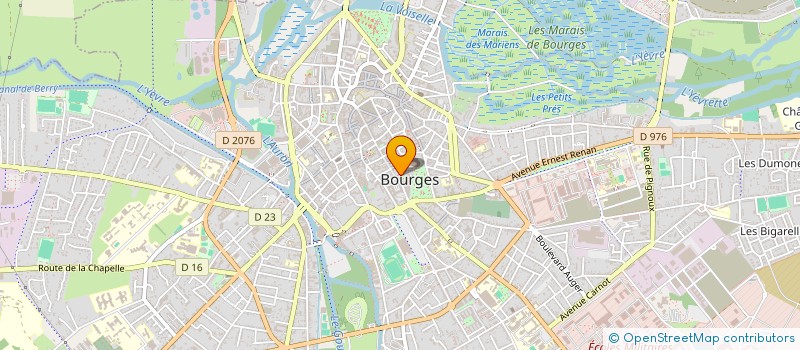 localisation de l'entreprise OFFICE DU TOURISME à BOURGES