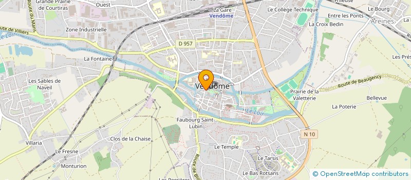 localisation de l'entreprise OFFICE DU TOURISME  VENDOME