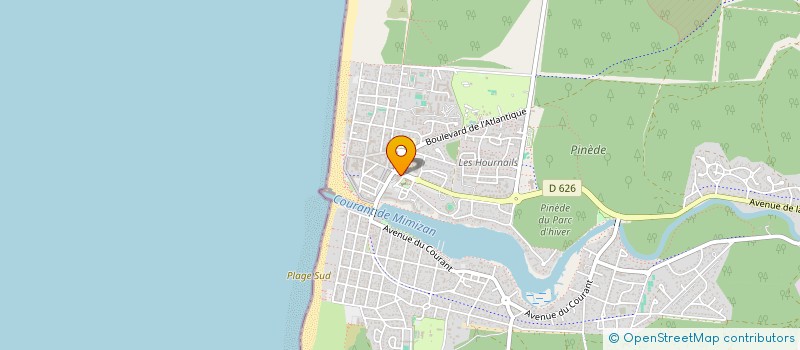 localisation de l'entreprise OFFICE DU TOURISME  MIMIZAN