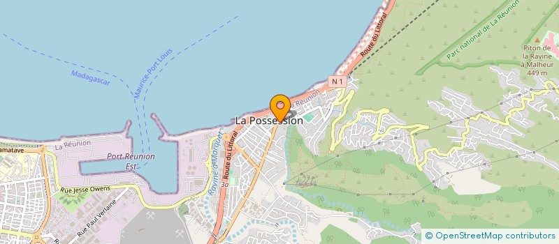 localisation de l'entreprise OFFICE DU TOURISME DE LA POSSESSION à LA POSSESSION