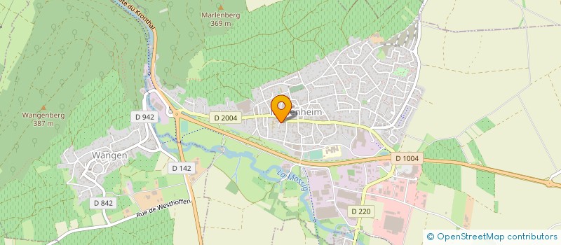 localisation de l'entreprise OFFICE DU TOURISME DE MARLENHEIM à MARLENHEIM
