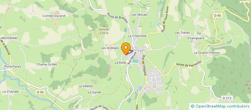 localisation de l'entreprise OFFICE DU TOURISME DE MATOUR ET REGION  MATOUR