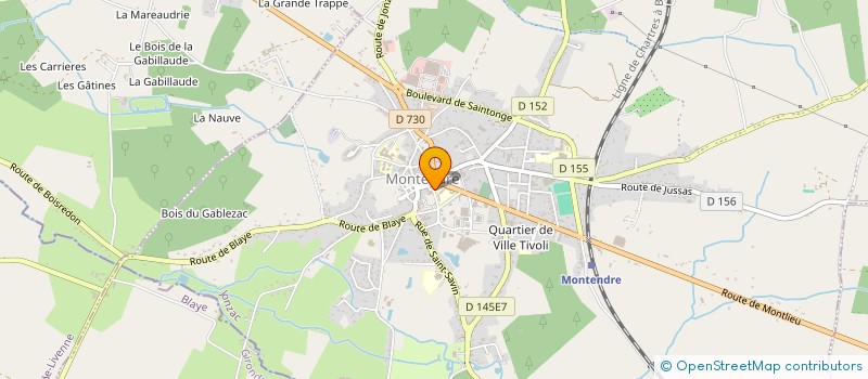 localisation de l'entreprise OFFICE DU TOURISME DE MONTENDRE à MONTENDRE